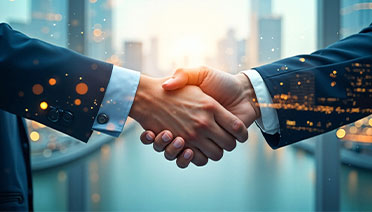 Managed Market Data handshake representing financial technology consulting in Whitestone, NY.